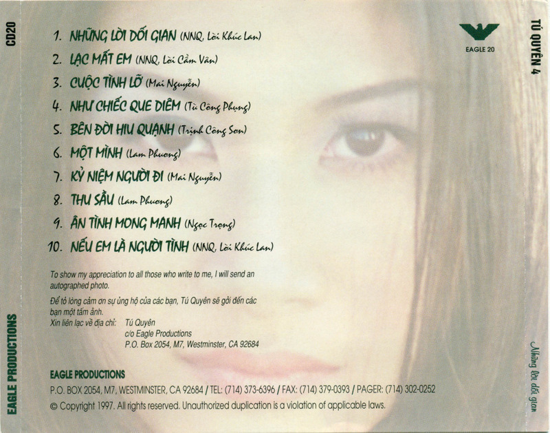 Eagle CD020 - Những Lời Dối Gian