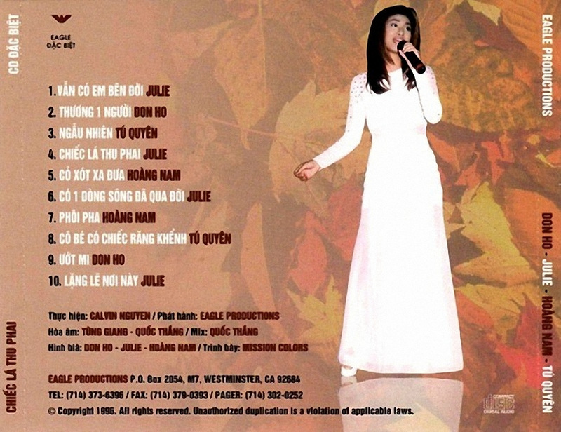 Eagle CD - Chiếc Lá Thu Phai