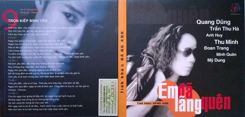Thùy Dương CD - Tình Khúc Dâng Anh, Em Đã Lãng Quên