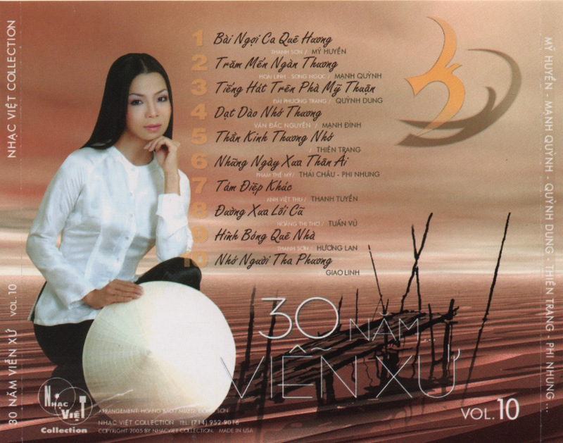 Nhạc Việt CD - 30 Năm Viễn Xứ Vol 10