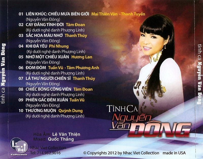 Nhạc Việt CD - Tình Ca Nguyễn Văn Đông