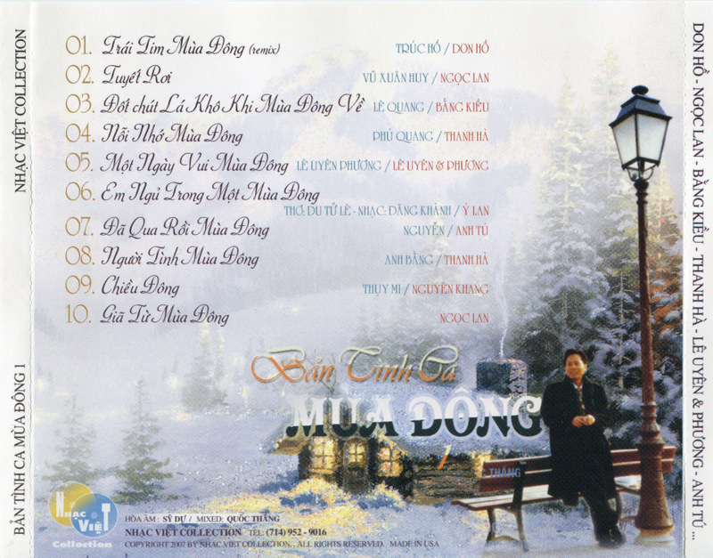 Nhạc Việt CD - Bản Tình Ca Mùa Đông 1