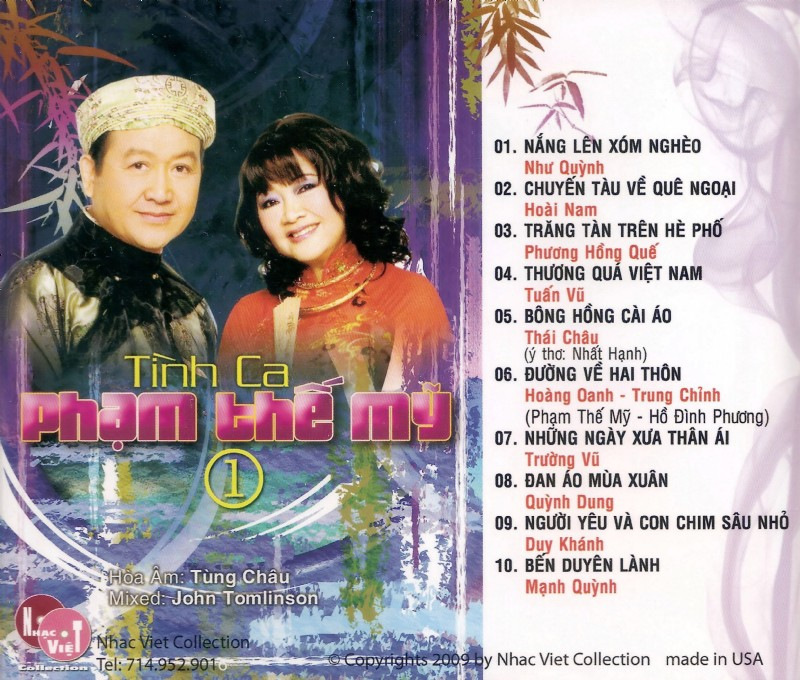 Nhạc Việt CD - Tình Ca Phạm Thế Mỹ 1