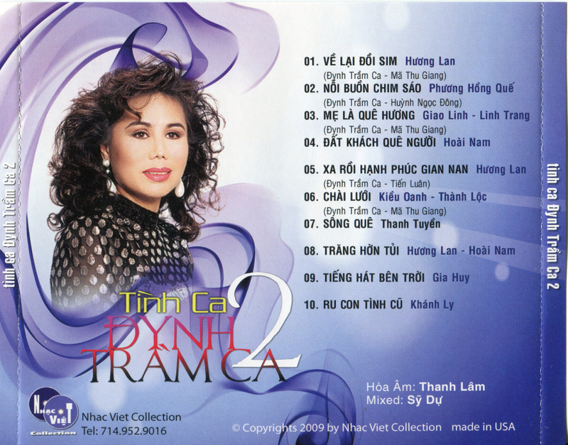 Nhạc Việt CD - Tình Ca Đynh Trầm Ca 2