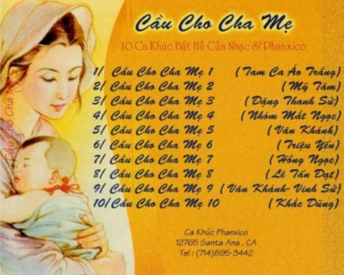 Nhạc Việt CD - Cầu Cho Cha Mẹ