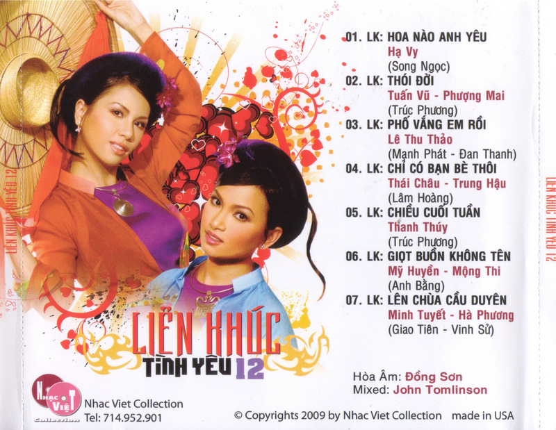 Nhạc Việt CD - Liên Khúc Tình Yêu 12