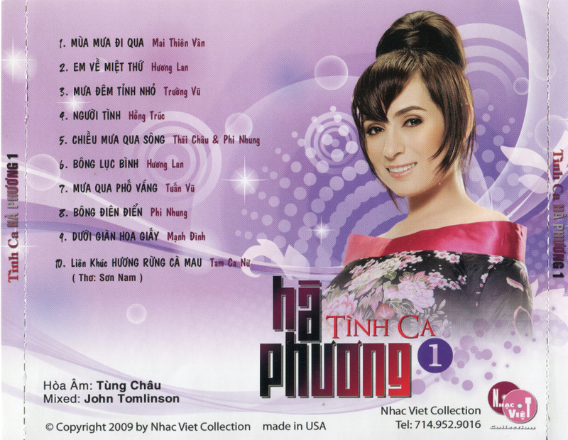 Nhạc Việt CD - Tình Ca Hà Phương 1