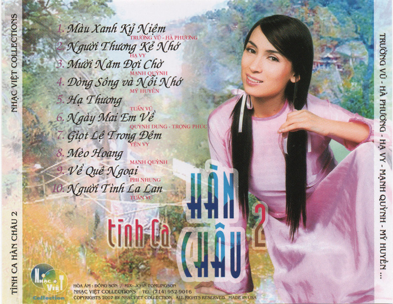 Nhạc Việt CD - Tình Ca Hàn Châu 2