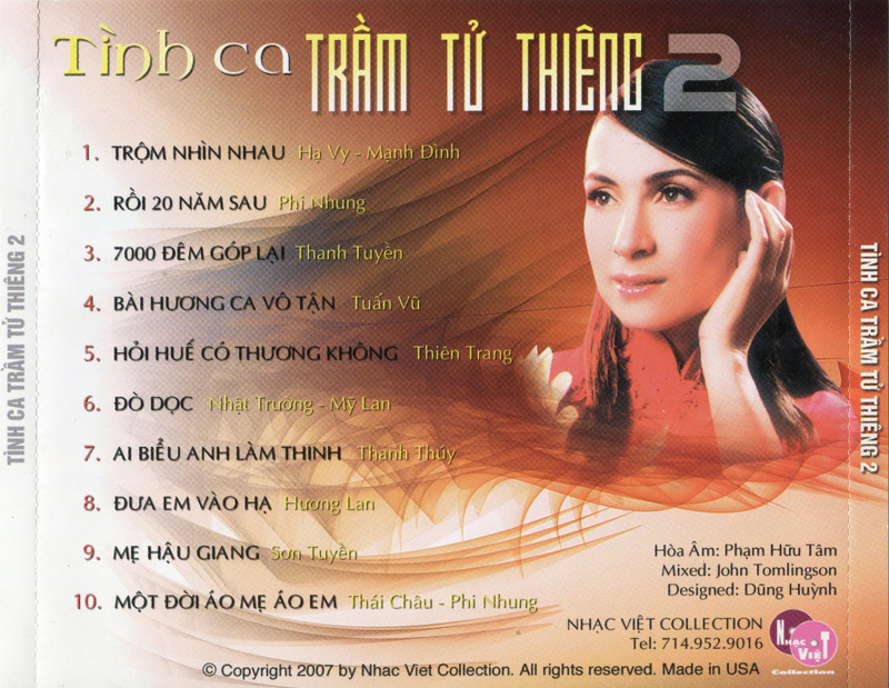 Nhạc Việt CD - Tình Ca Trầm Tử Thiêng 2