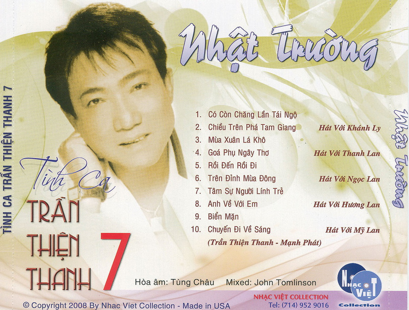 Nhạc Việt CD - Tình Ca Trần Thiện Thanh 7