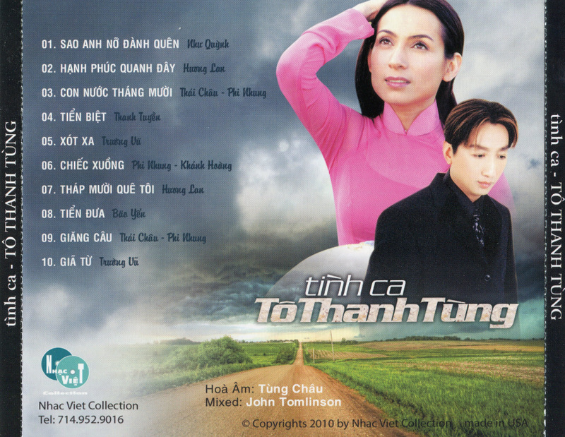 Nhạc Việt CD - Tình Ca Tô Thanh Tùng