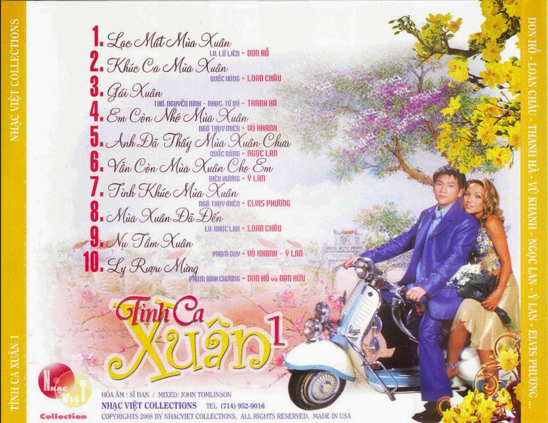 Nhạc Việt CD - Tình Ca Xuân 1