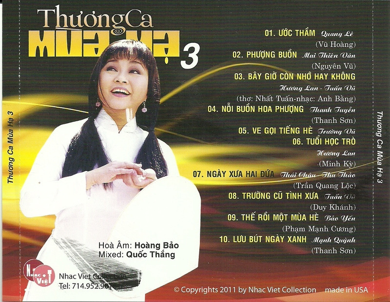 Nhạc Việt CD - Thương Ca Mùa Hạ 3