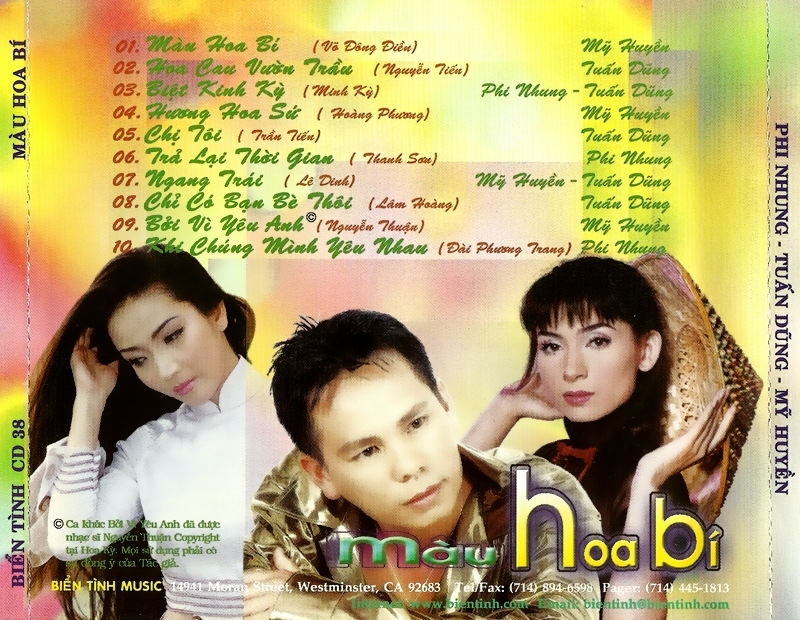 Biển Tình CD038 - Màu Hoa Bí