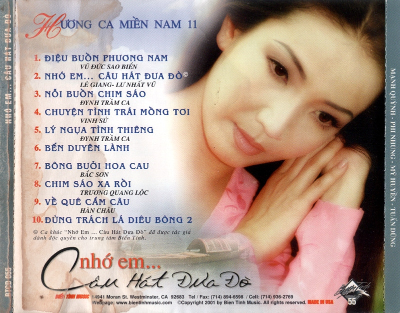 Biển Tình CD055 - Nhớ Em Câu Hát Đưa Đò