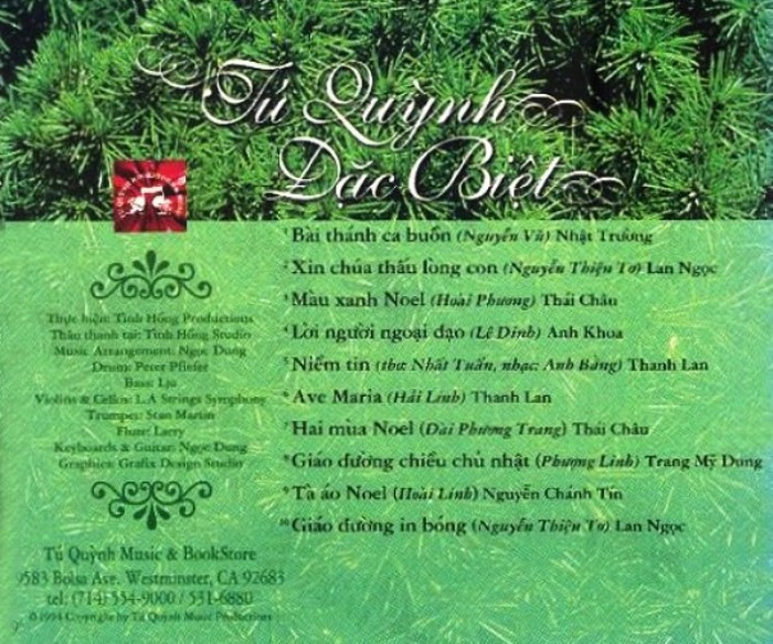 Tú Quỳnh CD - Nhạc Giáng Sinh