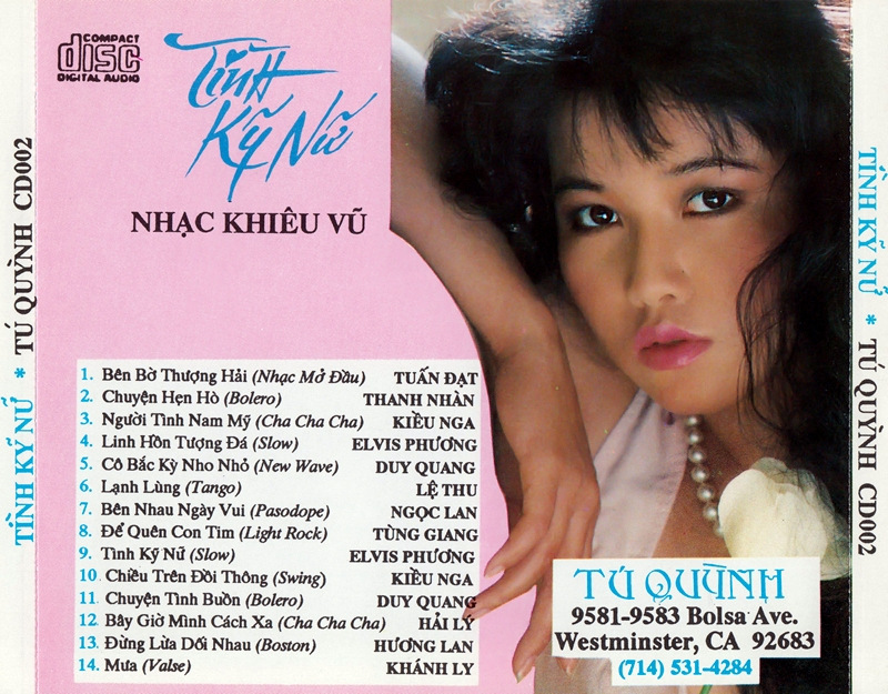Tú Quỳnh CD002 - Nhạc Khiêu Vũ - Tình Kỹ Nữ