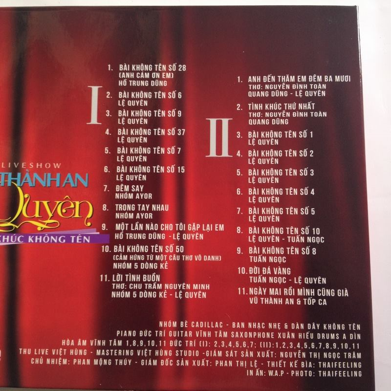 Lệ Quyên - Live Show Vũ Thành An - Tình Khúc Không Tên
