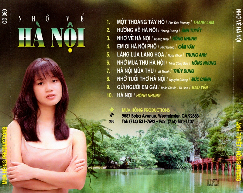 Mưa Hồng CD360 - Nhớ Về Hà Nội