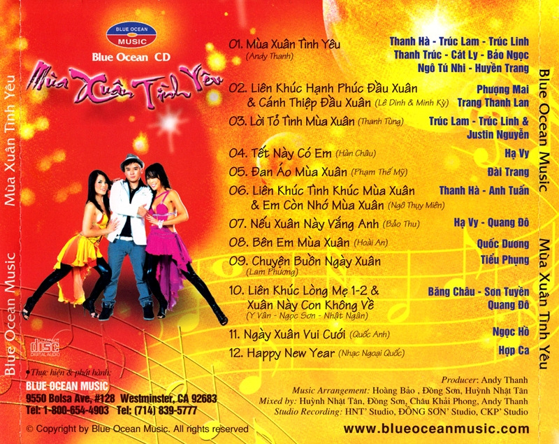 Blue Ocean CD - Mùa Xuân Tình Yêu