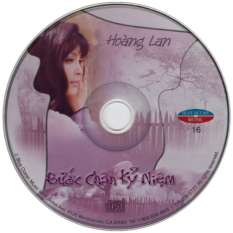 Blue Ocean CD016 - Bước Chân Kỷ Niệm