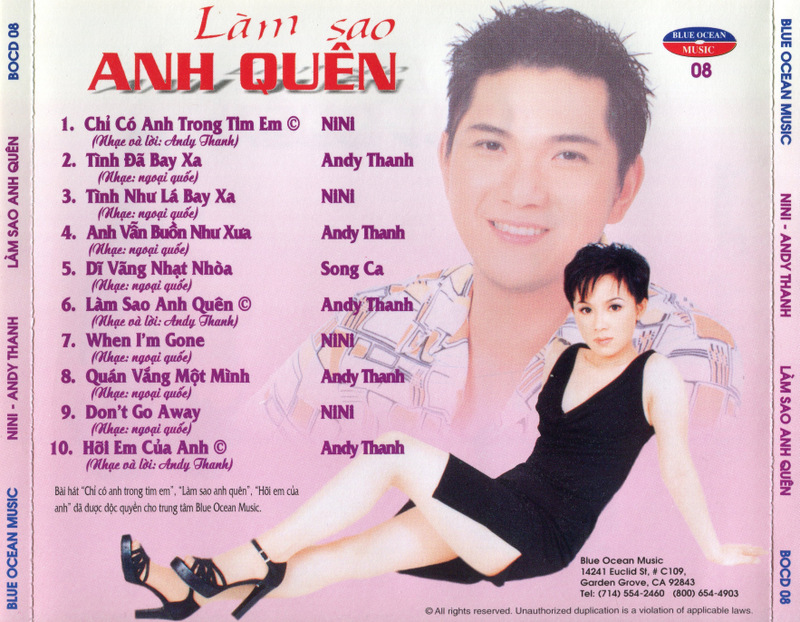 Blue Ocean CD08 - Làm Sao Anh Quên