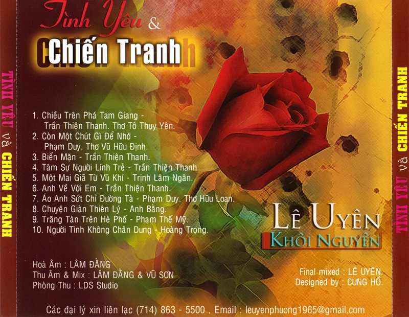 Lê Uyên Phương CD - Tình Yêu Và Chiến Tranh