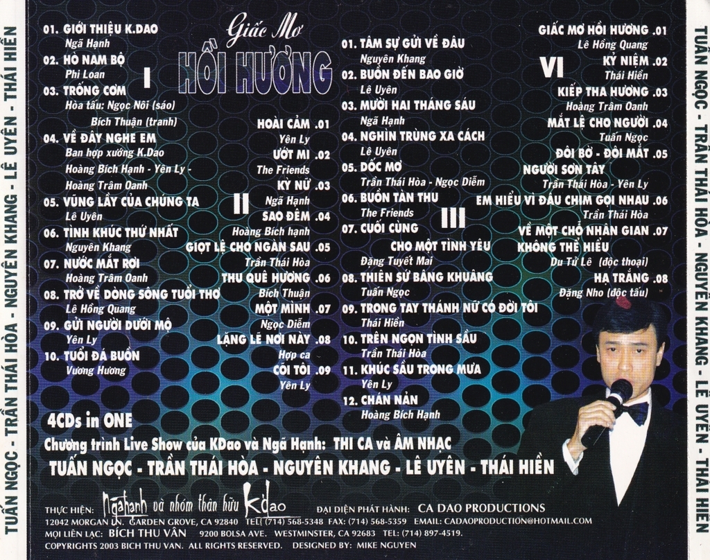 Ca Dao CD - Giấc Mơ Hồi Hương