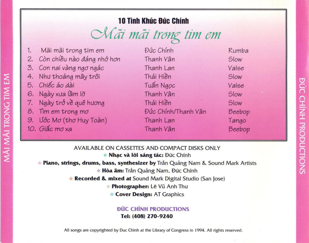 Đức Chính CD - Mãi Mãi Trong Tim Em