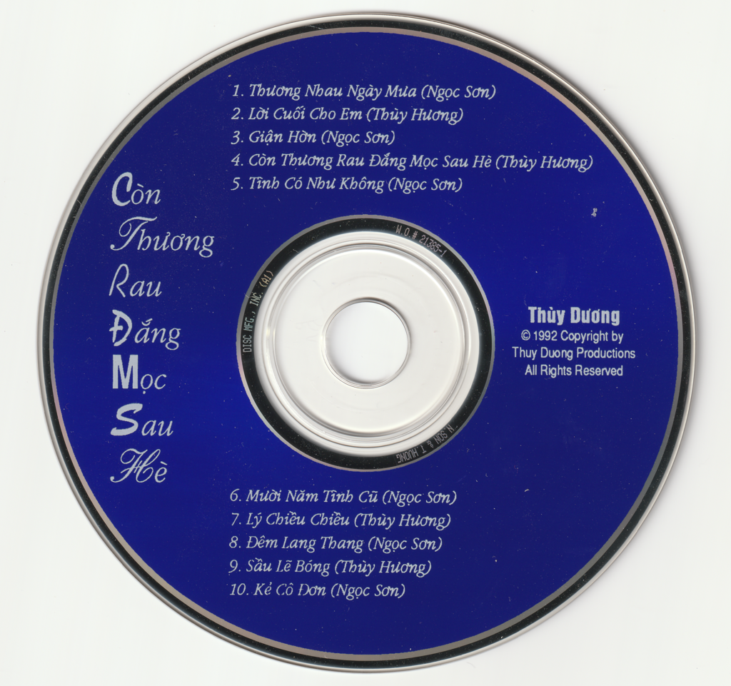 Thùy Dương CD - Còn Thương Rau Đắng Mọc Sau Hè