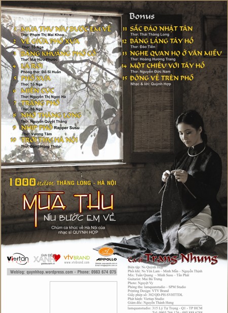 Viết Tân CD - Mùa Thu Níu Bước Em Về - Trang Nhung