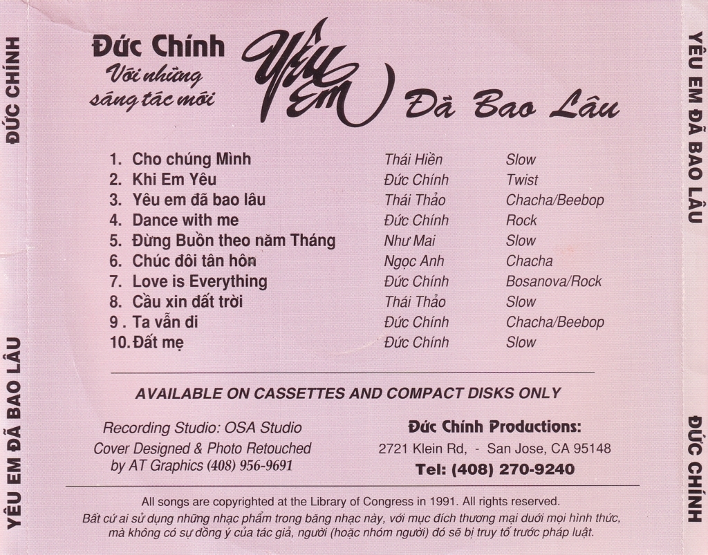 Đức Chính CD - Yêu Em Đã Bao Lâu