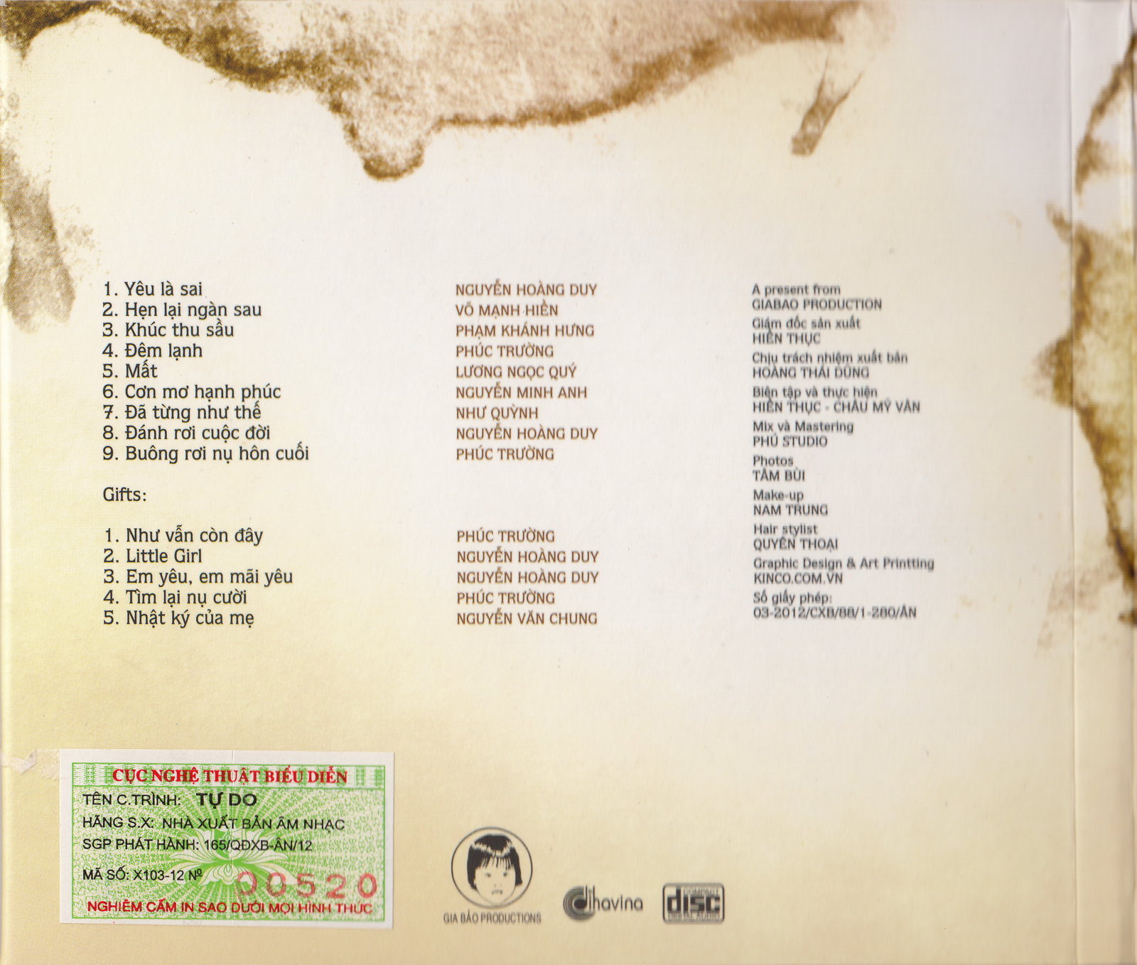 Dihavina CD - Free 3.15 PM (Tự Do) - Hiền Thục