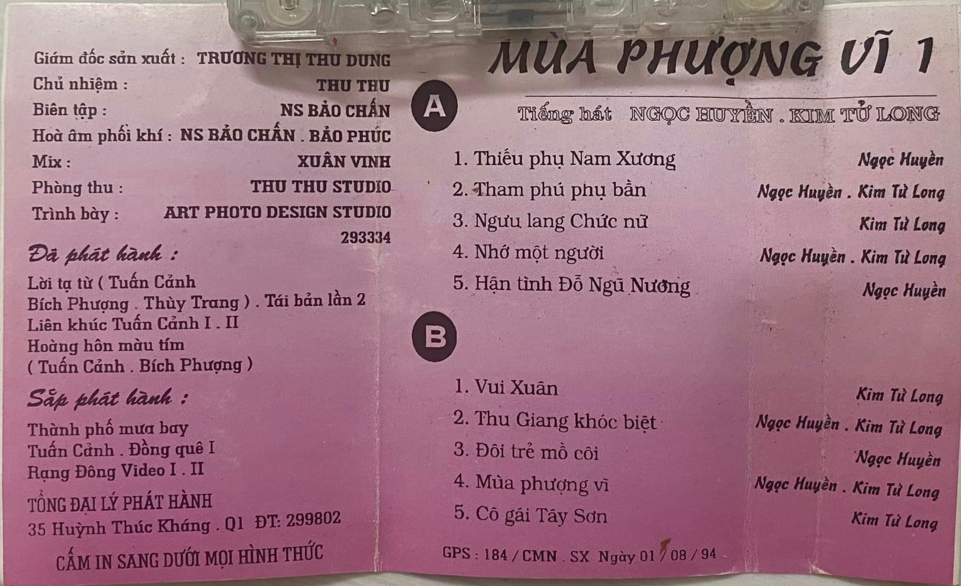 Tape Rạng Đông - Mùa Phượng Vĩ 1 - Ngọc Huyền & Kim Tử Long