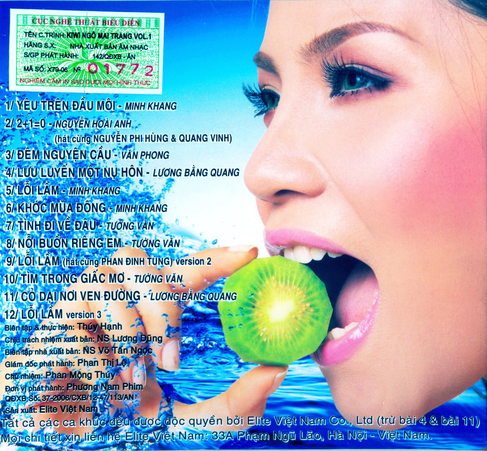 Dihavina CD - Kiwi Ngô Mai Trang Vol 01 - Ngô Mai Trang