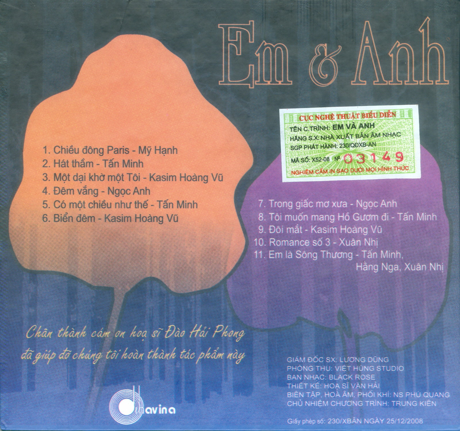 Dihavina CD - Em và Anh