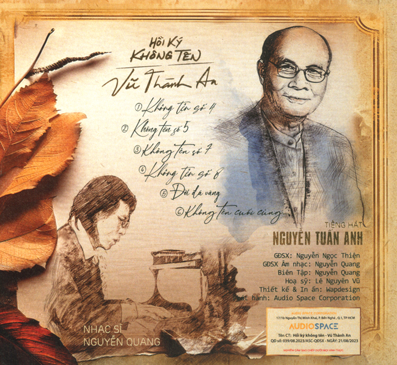 Audio Space CD - Hồi Ký Không Tên - Nguyễn Tuấn Anh