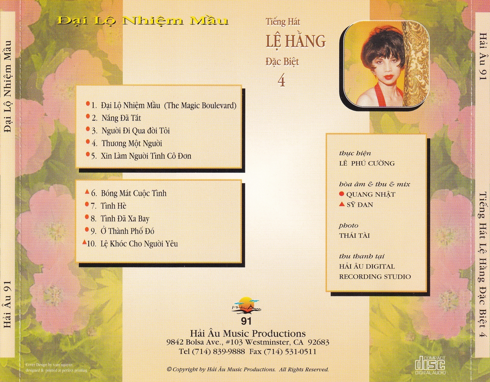 Hải Âu CD091 - Đại Lộ Nhiệm Mầu - Lệ Hằng