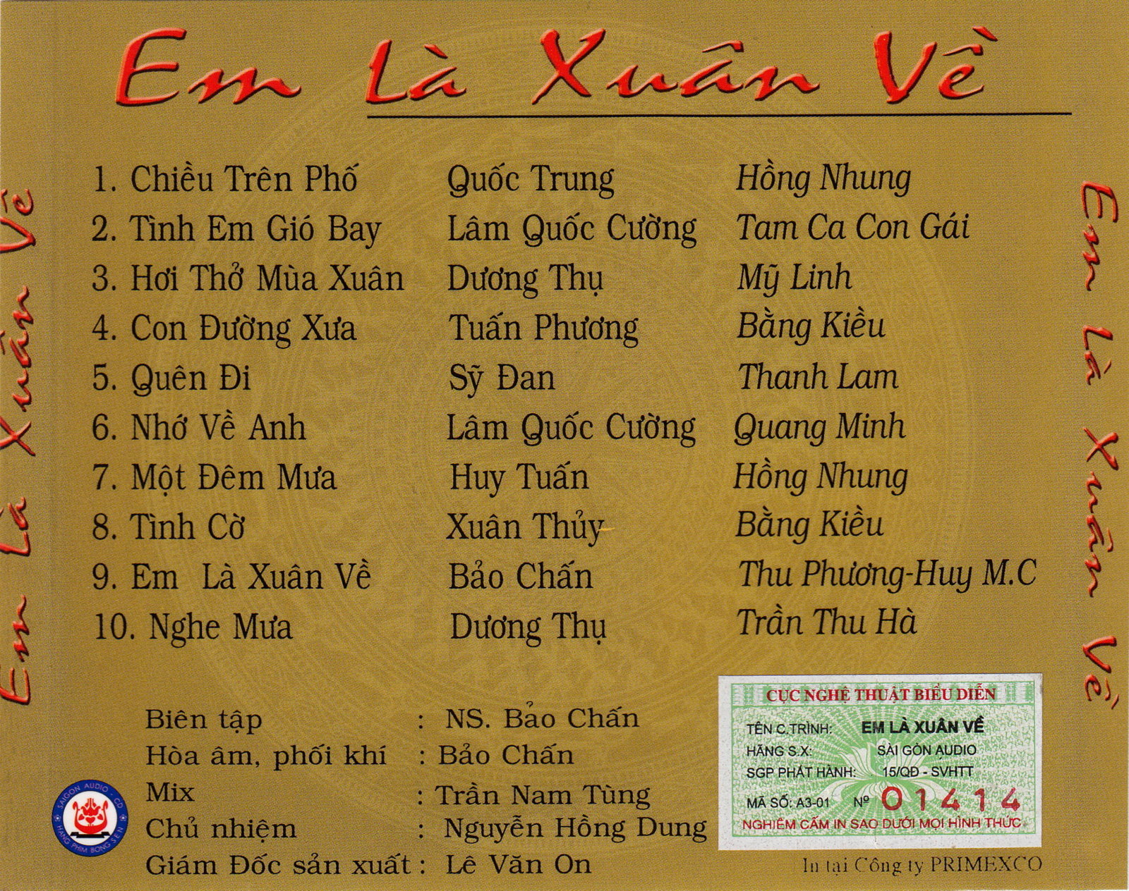 Sài Gòn CD - Em Là Xuân Về