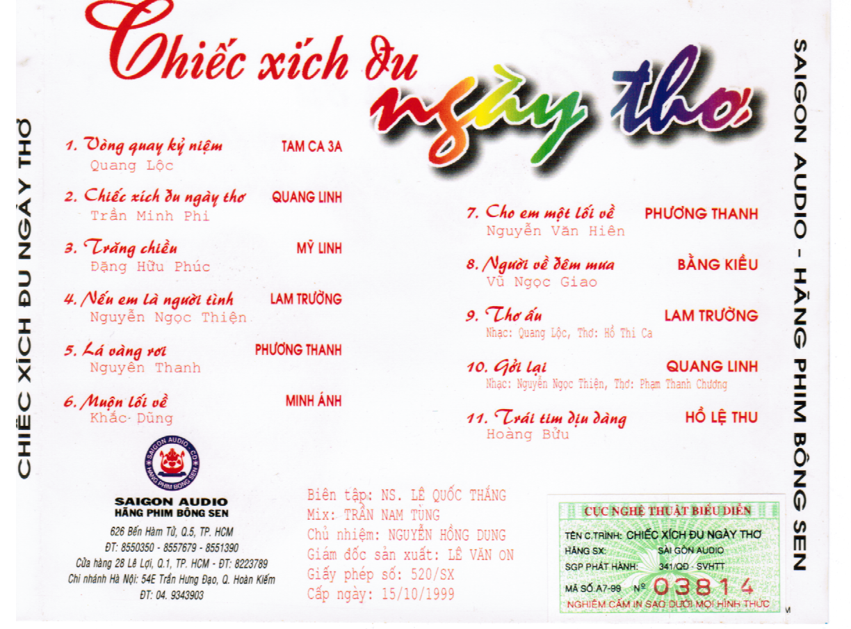 Sài Gòn CD - Chiếc Xích Đu Ngày Thơ