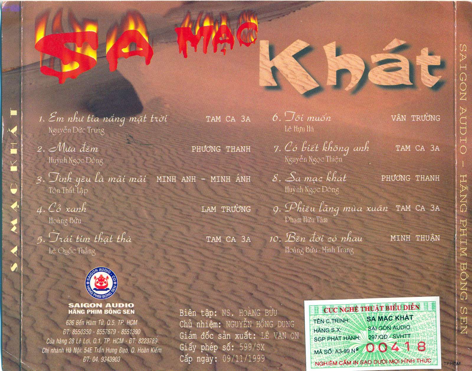 Sài Gòn CD - Sa Mạc Khát