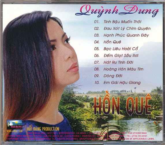 Hải Đăng CD038 - Hồn Quê - Quỳnh Dung