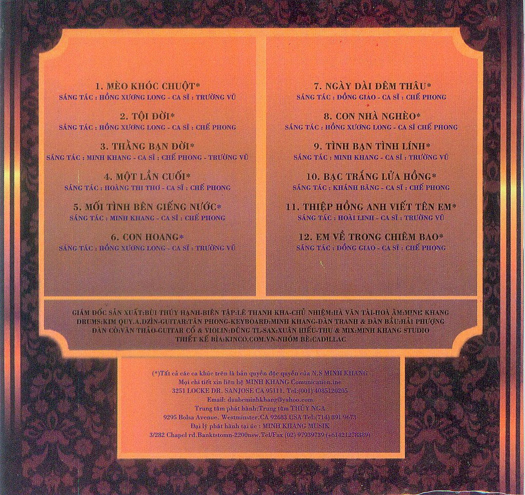 Thúy Nga CD - Thằng Bạn Đời - Trường Vũ, Chế Phong