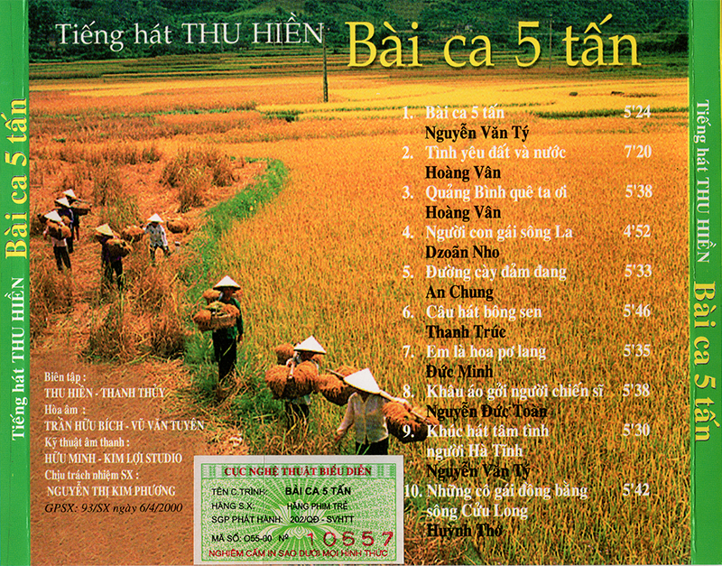 Hãng Phim Trẻ CD - Bài Ca 5 Tấn - Thu Hiền