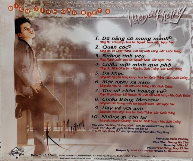 Biển Tình CD059 - Kỷ Niệm - Nguyên Khang
