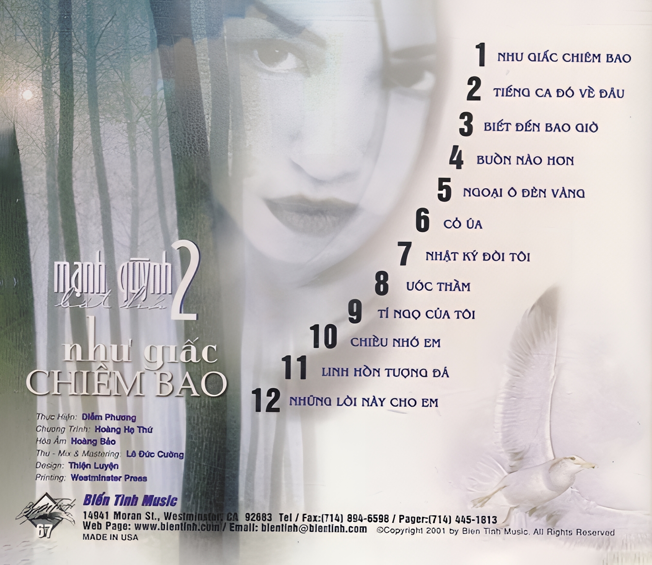 Biển Tình CD067 - Như Giấc Chiêm Bao - Mạnh Quỳnh