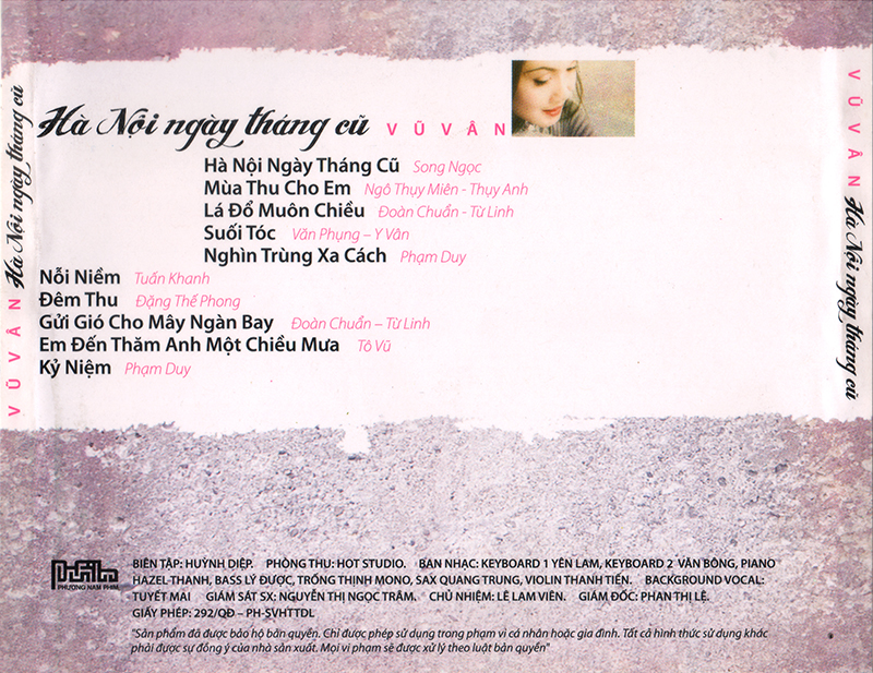 Phương Nam CD - Hà Nội Ngày Tháng Cũ - Vũ Vân