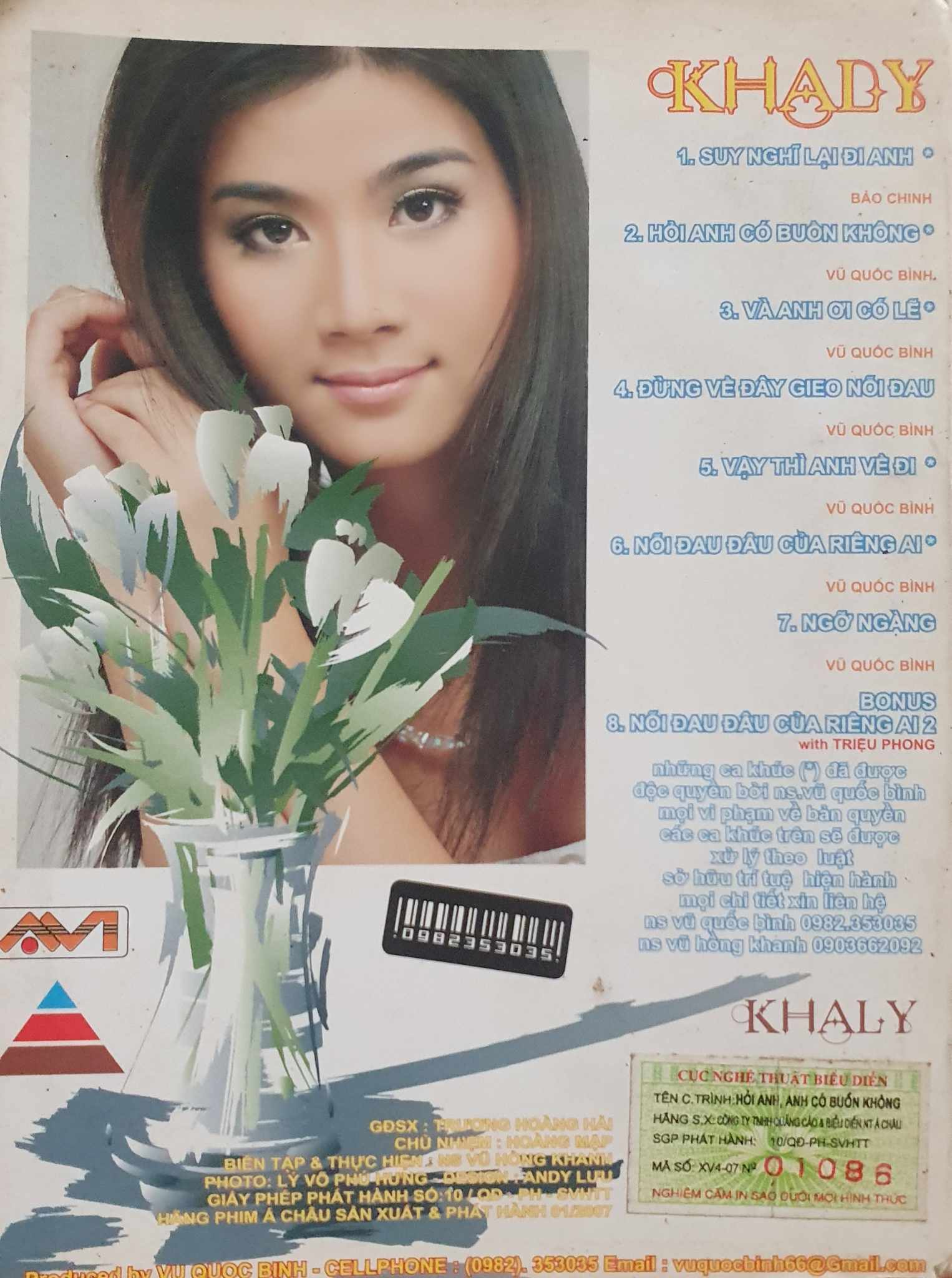 Á Châu CD - Hỏi Anh, Anh Có Buồn Không - Kha Ly