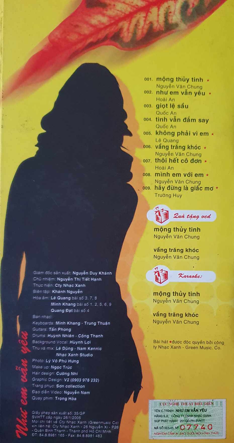 Nhạc Xanh CD - Như Em Vẫn Yêu - Khánh Ngọc