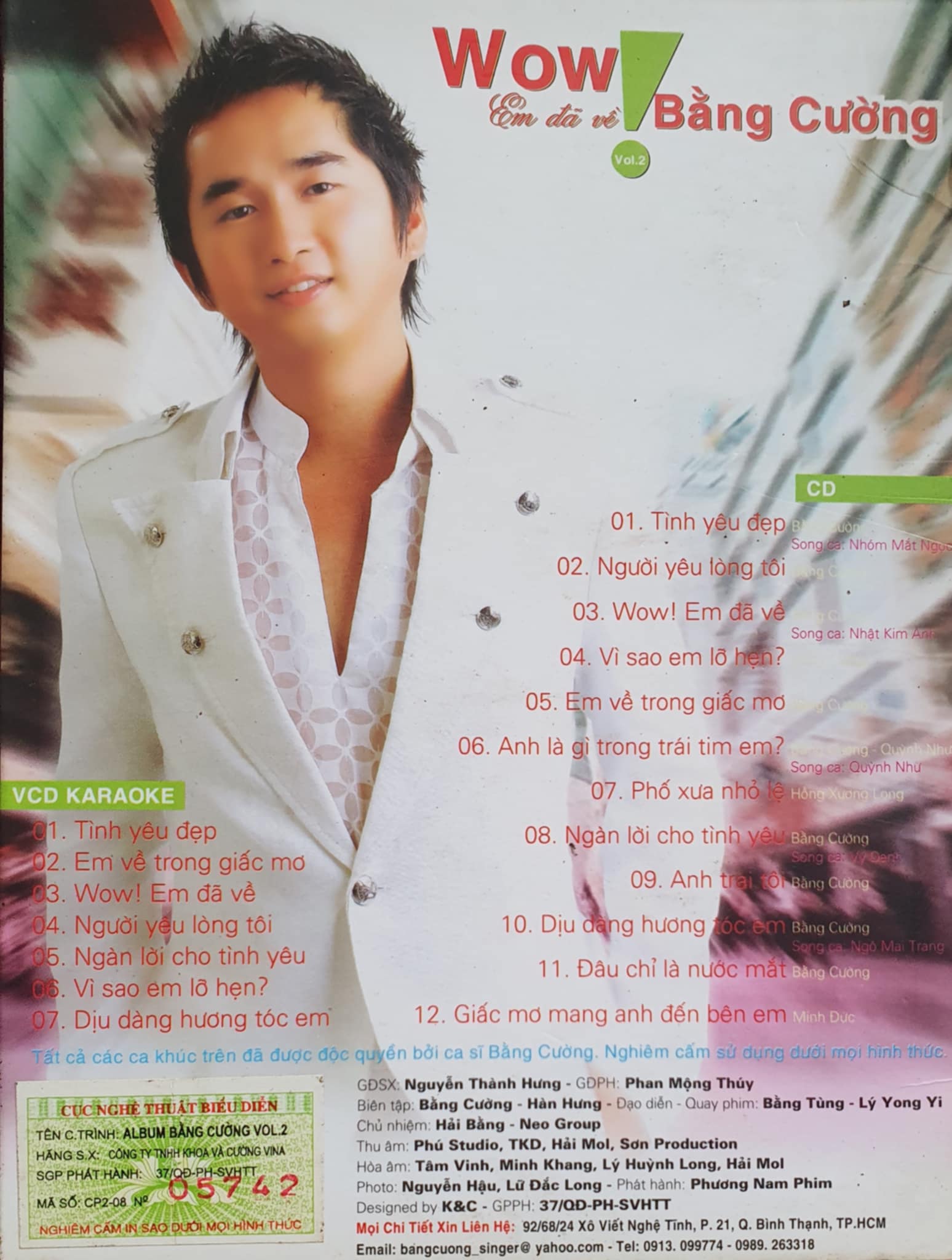 Dihavina CD -  WOW! Em Đã Về - Bằng Cường